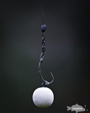 Ronnie/Spinner Rig Hook Section - 2 stuks - Haakmaat #8 - Ready-to-Fish Karper Onderlijn