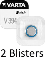 2 Stuk (2 Blisters a 1 st) Varta SR936 SW/SR45 SW/V394 Zilveroxide 1.55V niet oplaadbaar