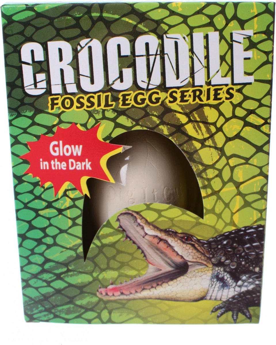 Glow In The Dark Alligator Uithak-Ei