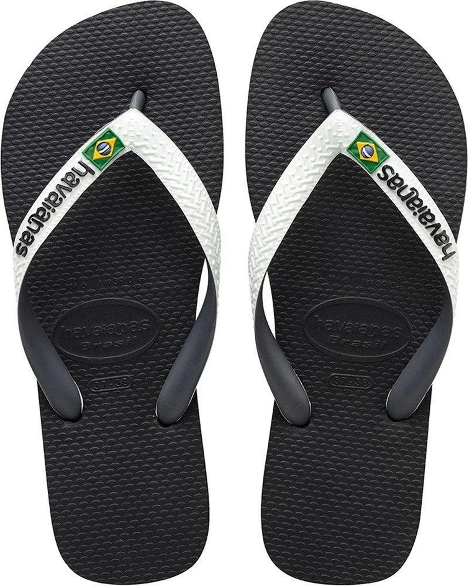 Havaianas Baby Brasil Logo Slippers - Meisjes roze/wit - Maat 17/18