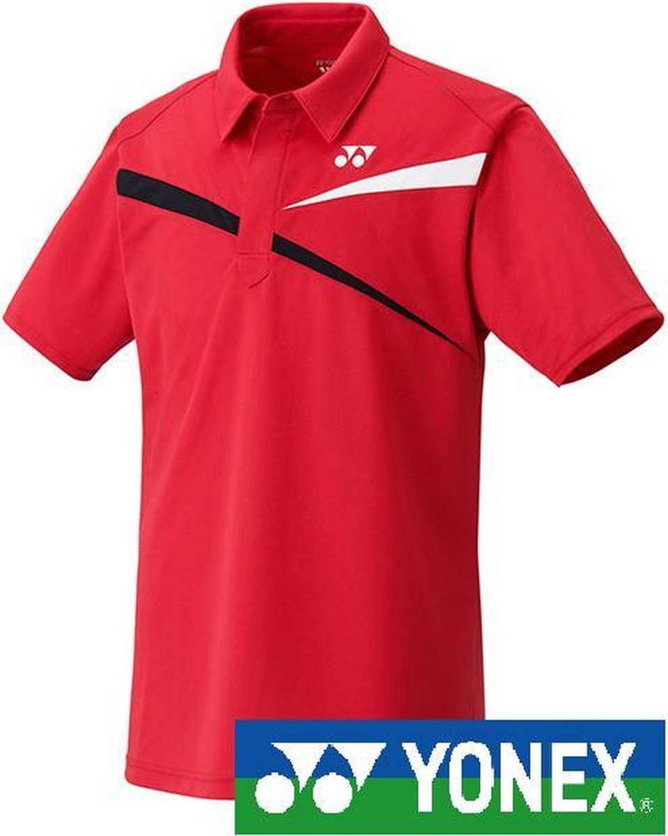 Yonex 10133 heren polo rood - maat XS