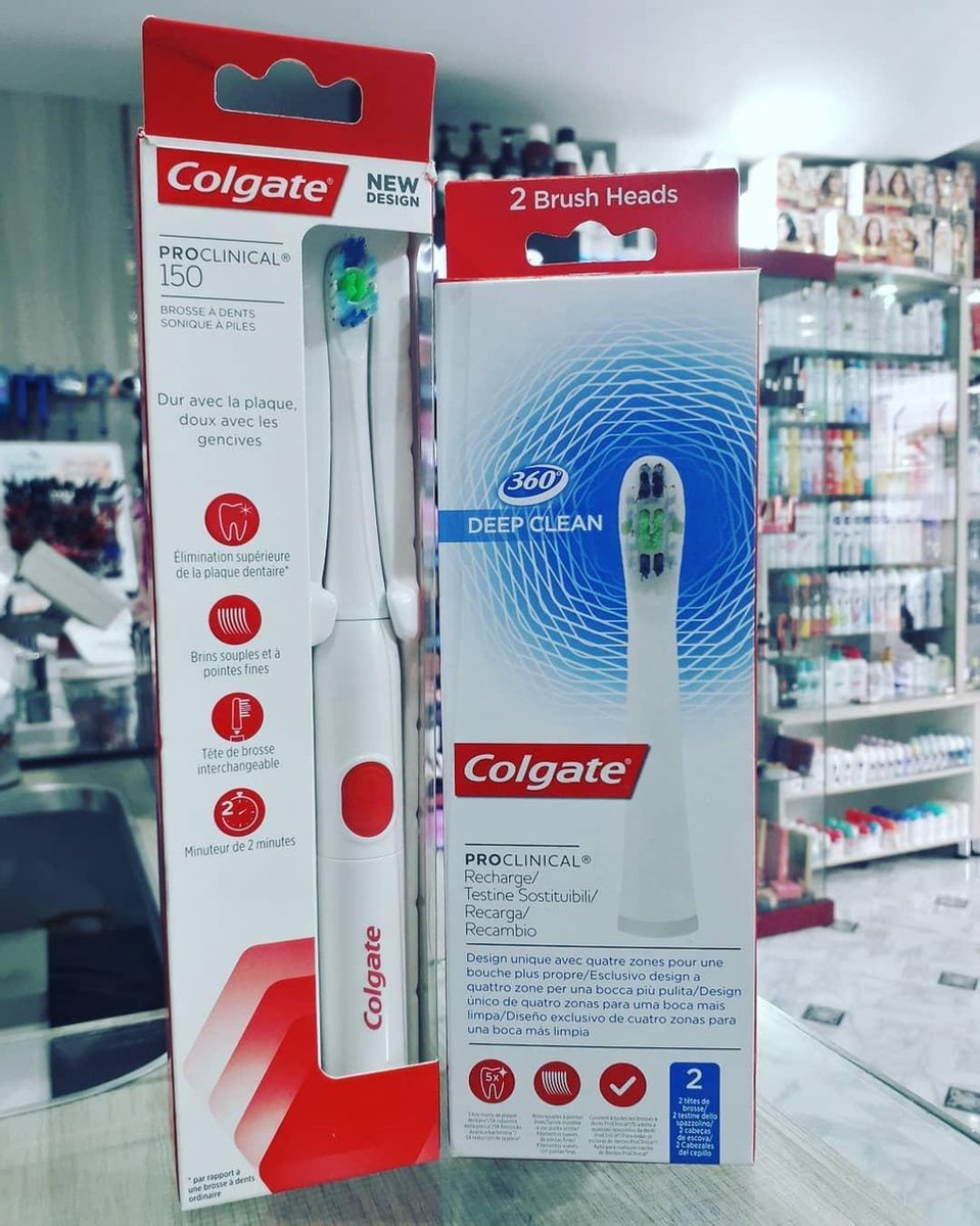 COLGATE PROCLINICAL 150 BROSSE A DENTS SONIQUE A PILES