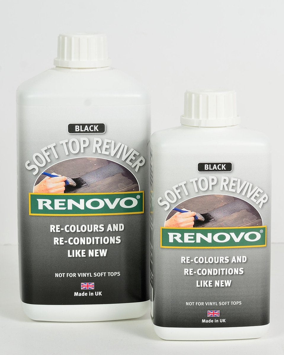 Cabriodak Verzorging Donkerblauw -  Renovo Cabrio Soft Top Reviver Dark Blue 500ml