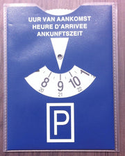 34x Parkeerschijf in transparante etui