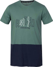 Rafiki T-shirt Rafiki Heren Modal/cotton Groen/blauw Maat S