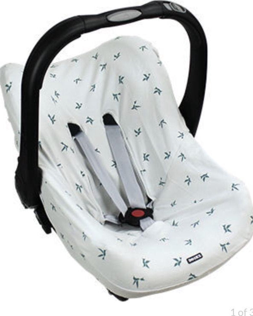 DOOKY SEAT COVER 0+ AUTOSTOEL HOES -ORGIAMI SWALLOW GREY JADE