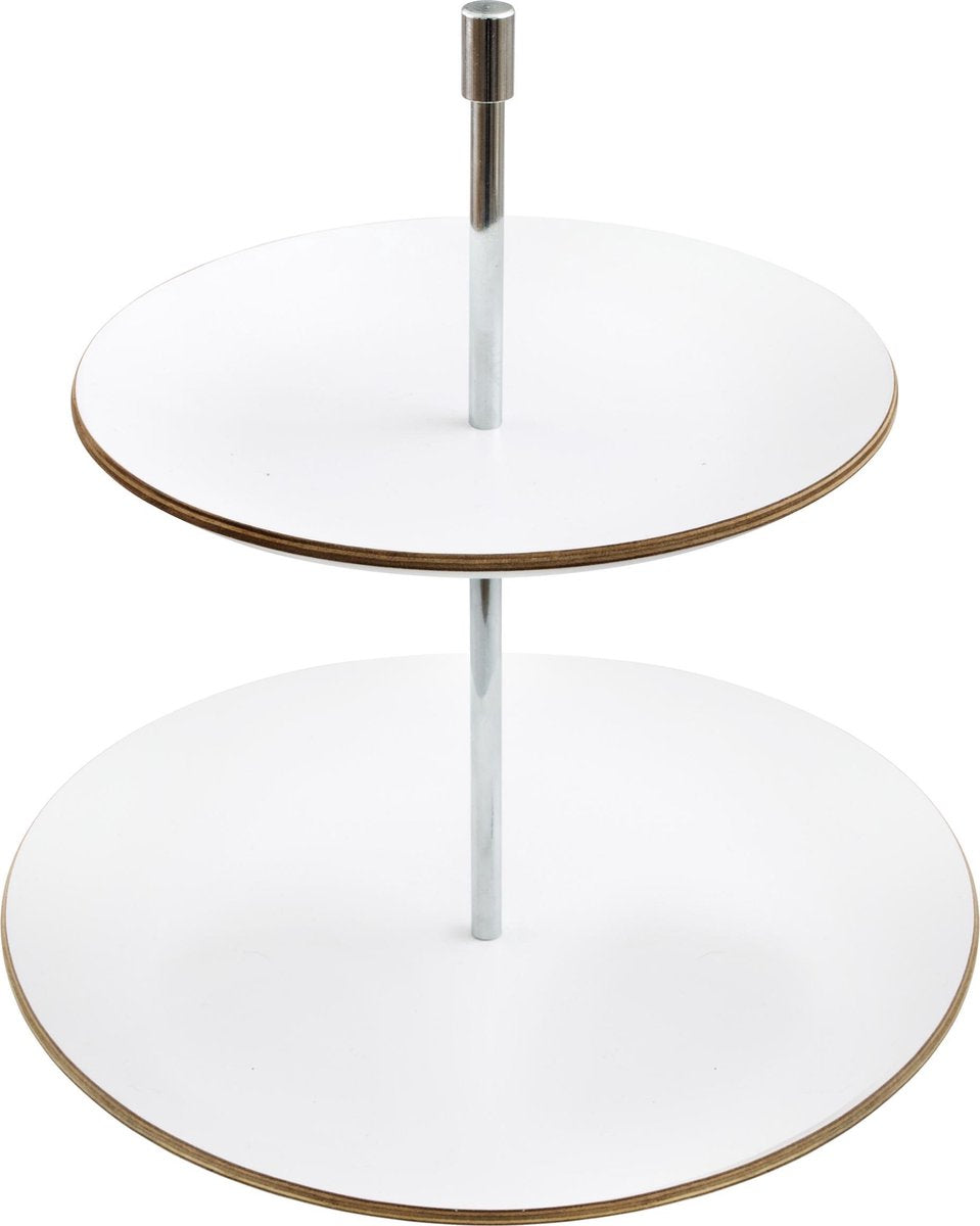 Point-Virgule Etagère - Rond - Wit - Ø 19cm & Ø 25cm