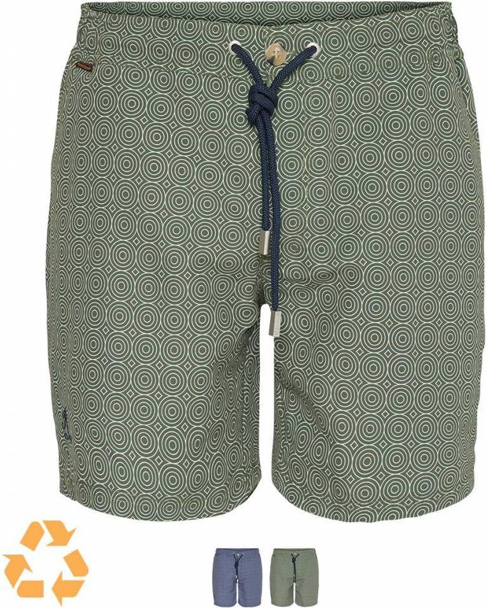 Ramatuelle Zwembroek Heren - Cabo Zwembroek - Maat XL  - Kleur  Groen / Dark Green