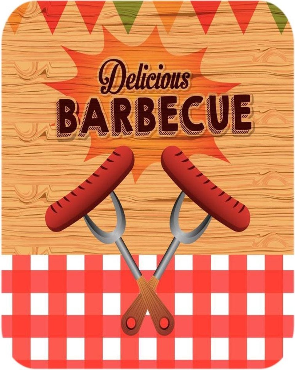 PP 310622 Assorti Placemat Rechthoek BBQ