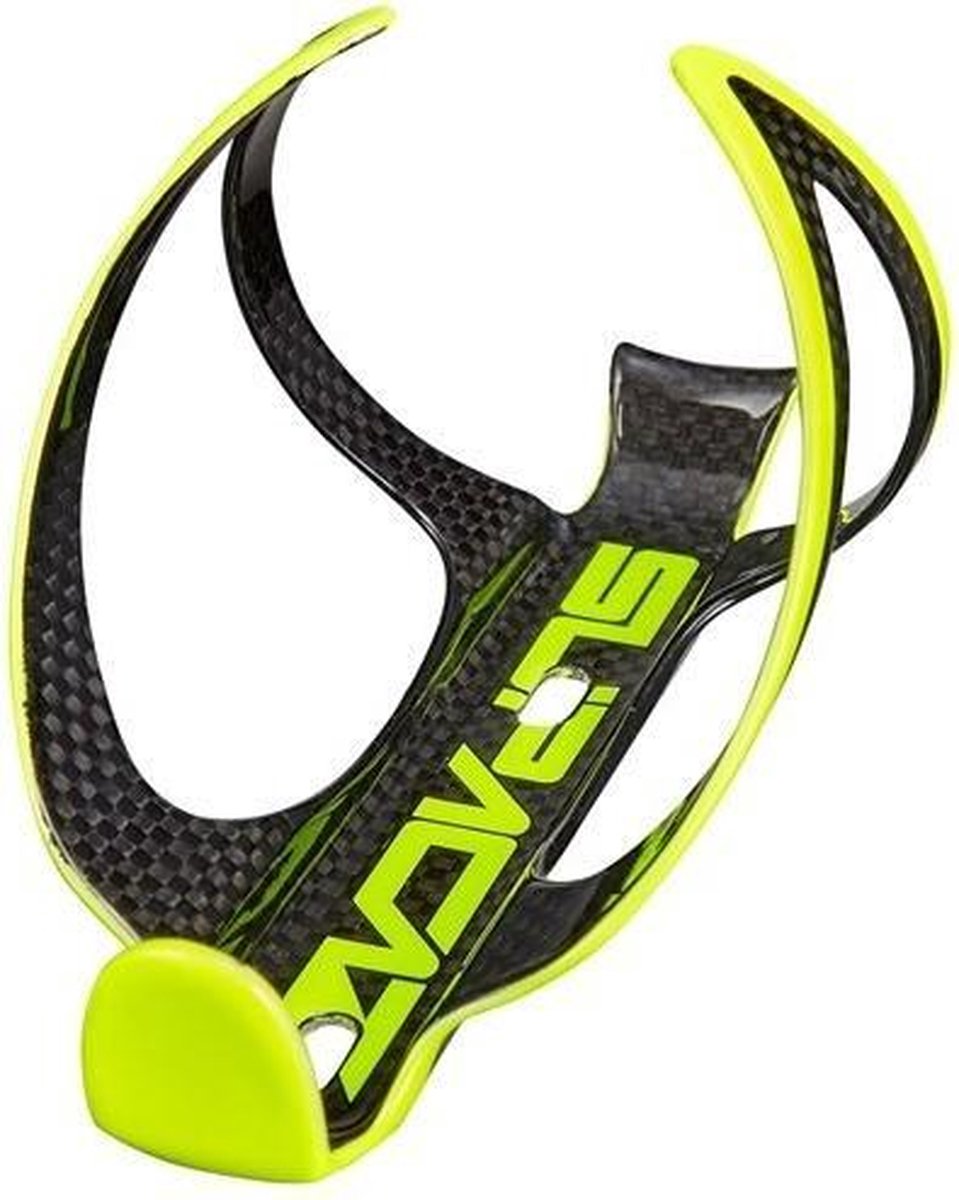 Supacaz bidonhouder carbon - neon yellow