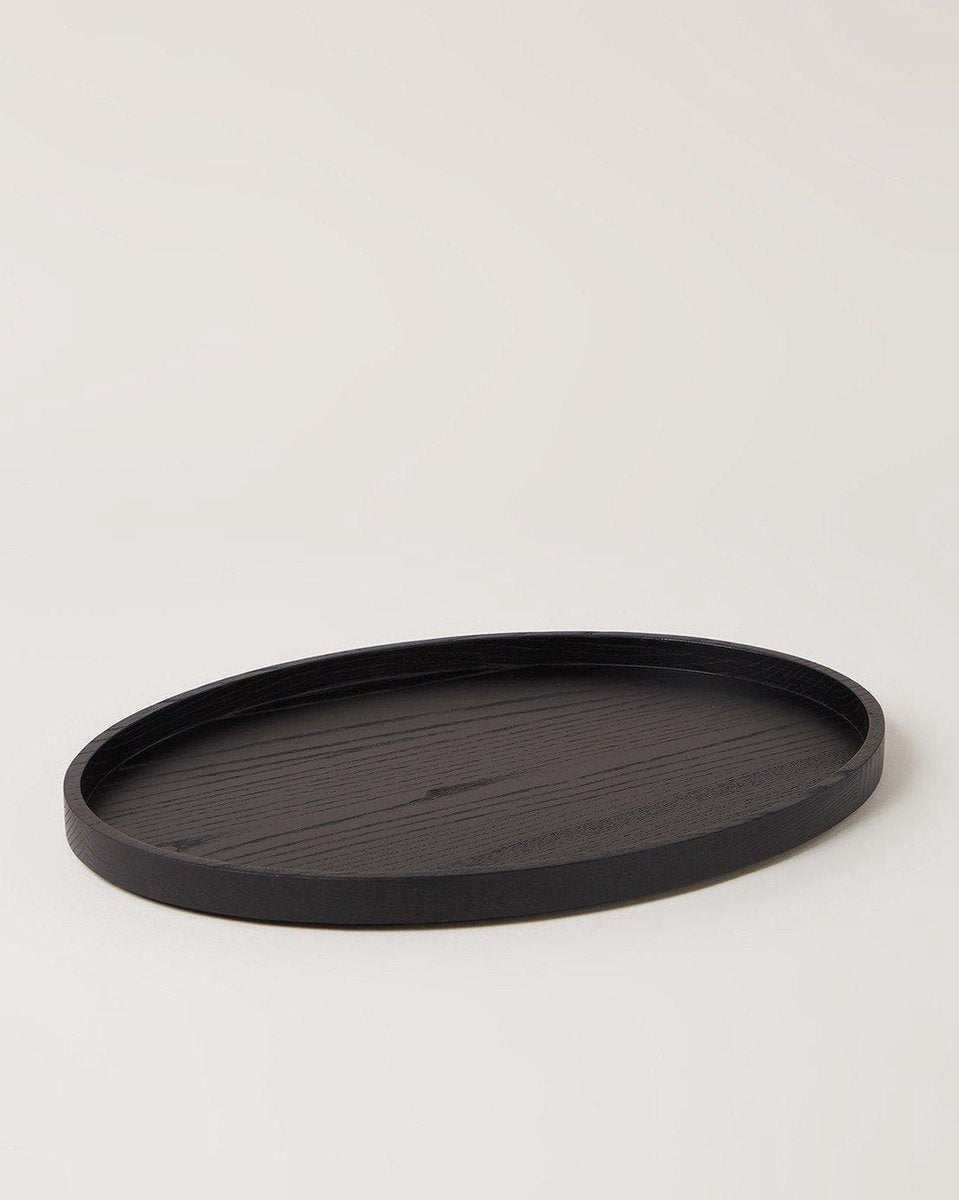 Tray wood oval 43