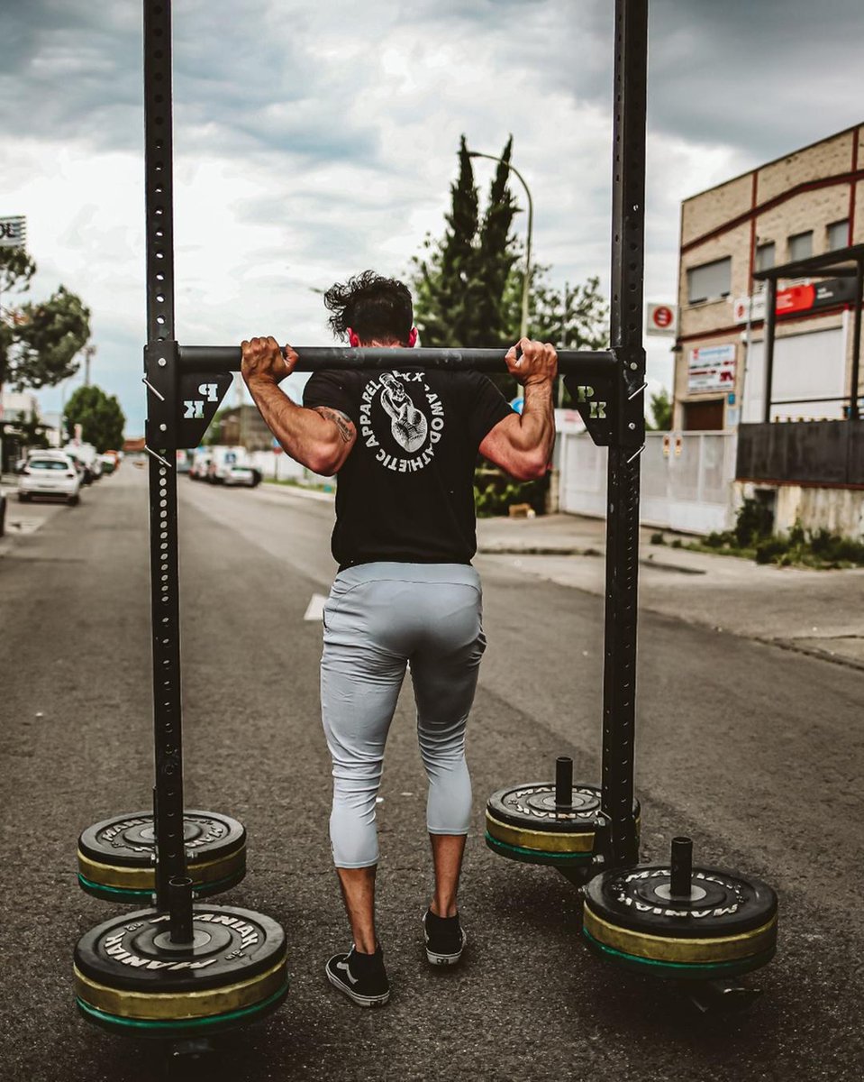 Exxtrawod Kettlebell Logo Unisex T-shirt Crossfit training tee Maat XL