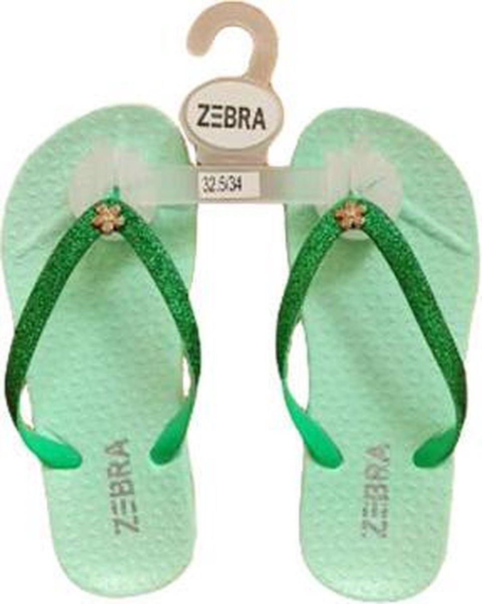 Meisjes slipper - Glitter Mint - 37