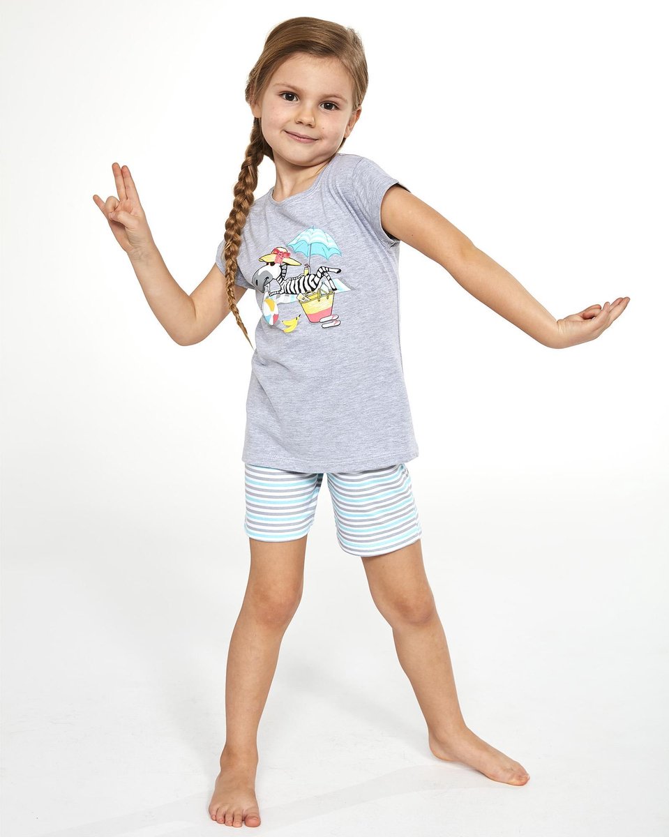 Cornette Katoenen Pyama Meisjes | Korte Mouw Korte Broek | Pyjama Meisjes | Shortama Meisjes | Relax 787/71 98/104