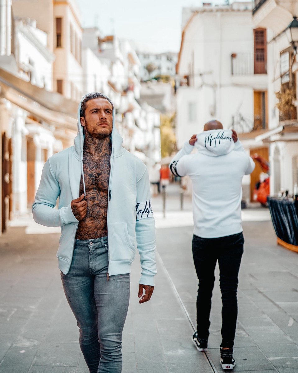 Malelions Captain Vest - Light Blue/White - XXS