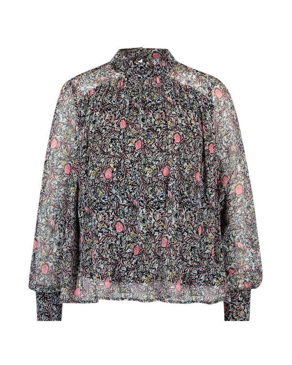 Aaiko transparante tuniek blouse met top eronder - Maat M