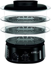 SEB VC110800 - SIMPLY INVENTS Steamer 3 kommen - Zwart