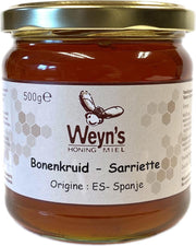 Bonenkruidhoning Spanje - 500g - Weyn's - Honing vloeibaar
