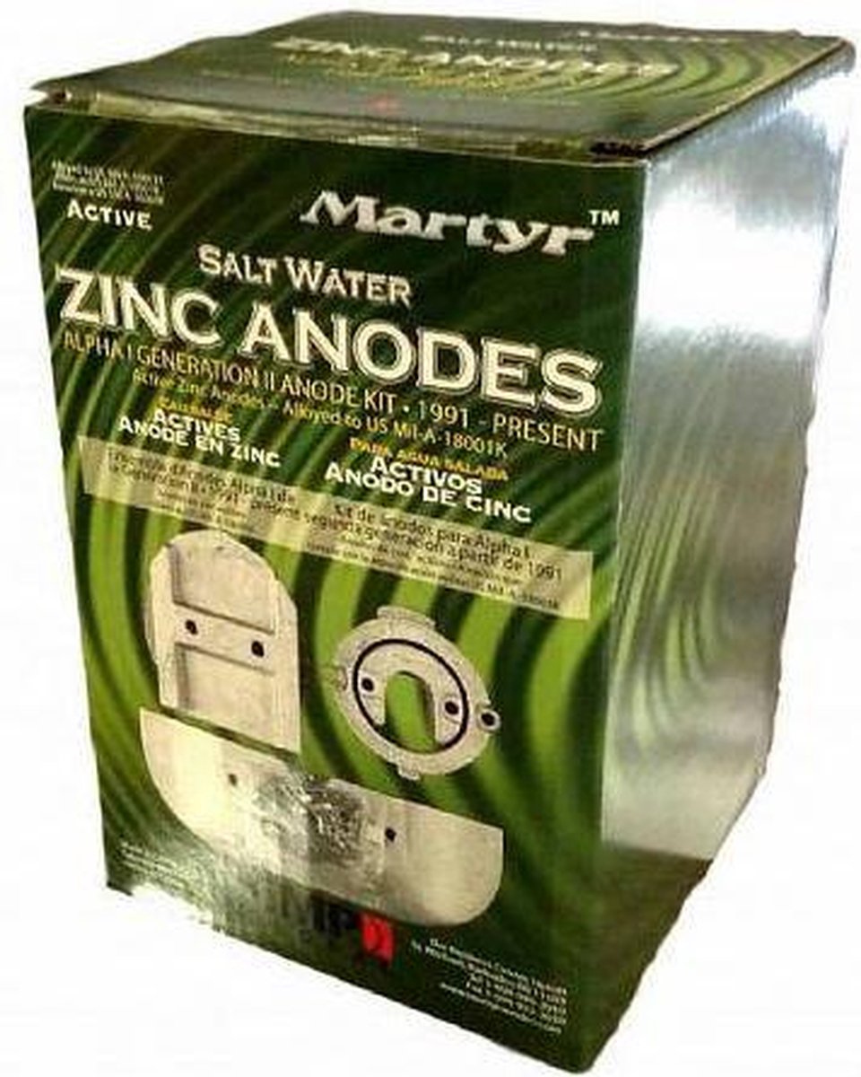 Mercruiser Alpha 1 Gen II Zaink Anodeset