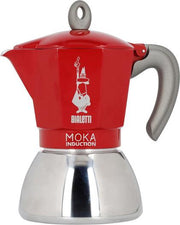 Bialetti Moka Inductie Percolator Rood 6-kops