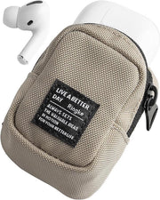 Ringke Mini Pouch Rugzak AirPods en Airpods Pro Insteek Hoesje Beige