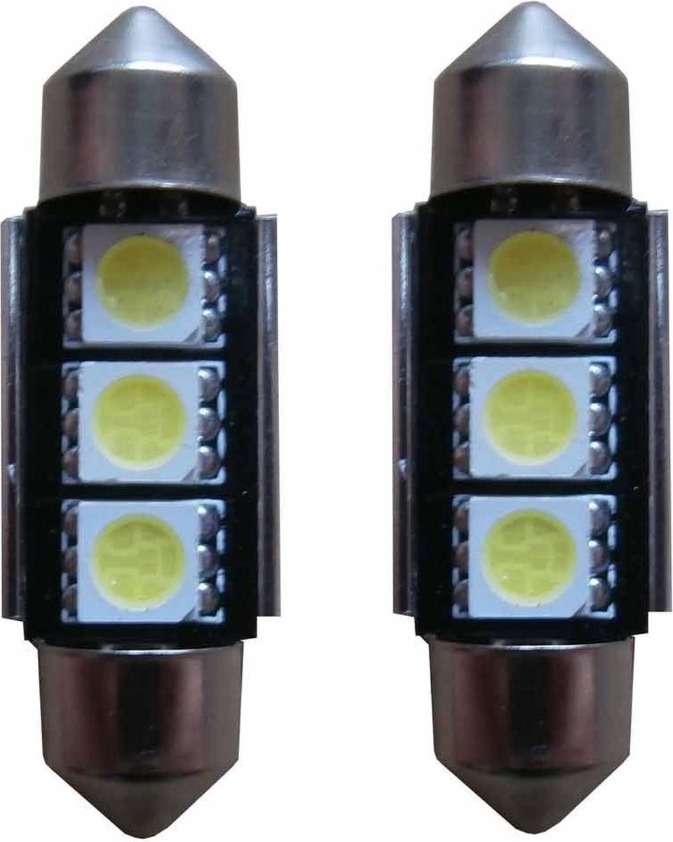 3 SMD Canbus LED binnenverlichting 36mm C5W