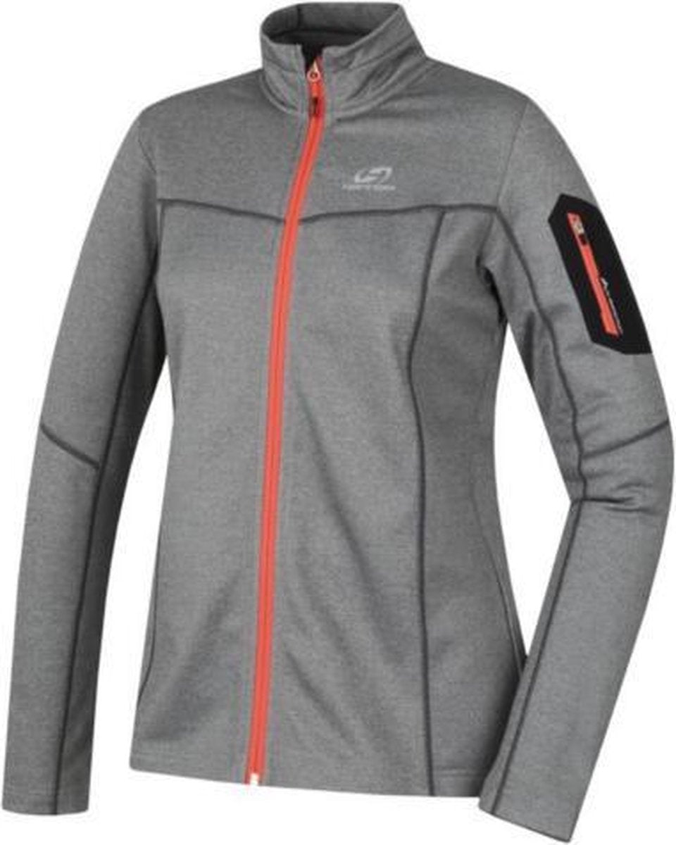 Hannah dames sweat vest Thea PS Full-Zip - Stretch - Grijs -KoraalRoze - 36