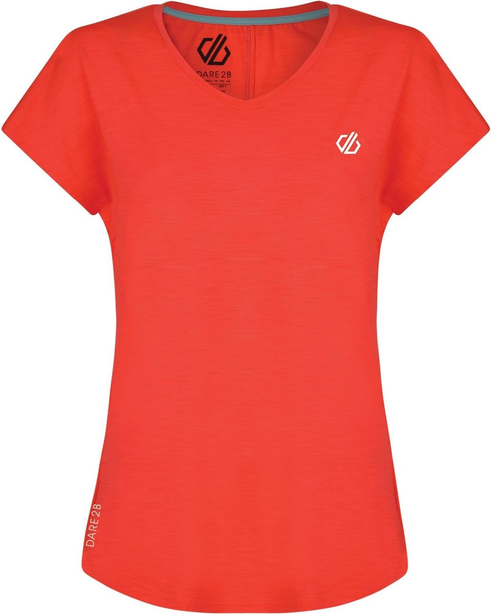 Dare2b -Vigilant  Dames Sportshirt - Maat 42 - Coral