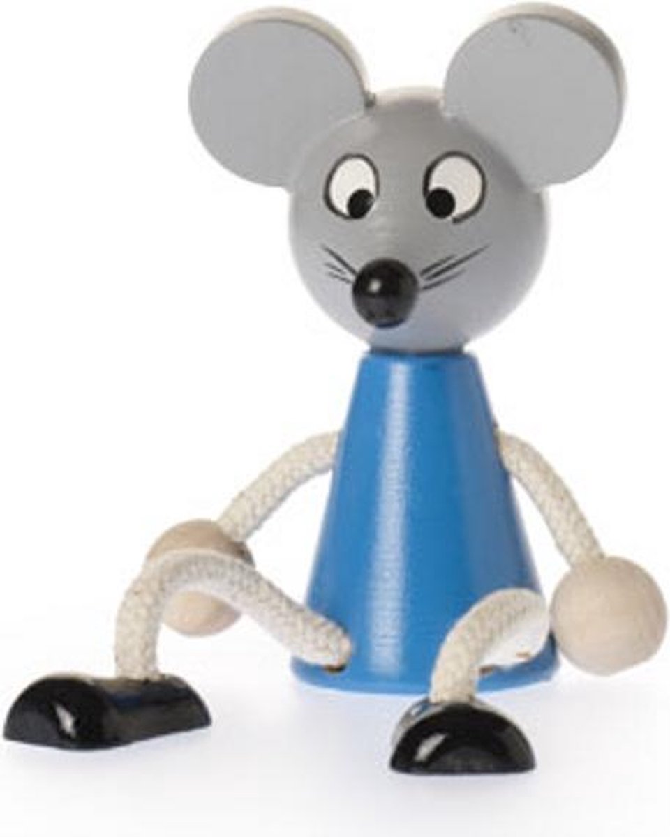 Zitfiguur muis gekleurd