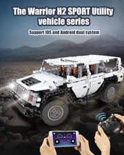 ETB Blocks® Technic Hummer H2 575 stukjes - RC Auto - OEM Edition - LEGO Technic Compatibel