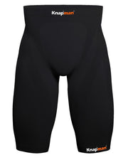 Knapman Zoned Compression Short 25% Zwart | Compressiebroek (Slidingbroek) voor Heren | Maat XXL