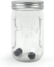 Cookut Creazy Slagroomklopper - Voor verse slagroom - Incl 3 Balletjes - Transparant