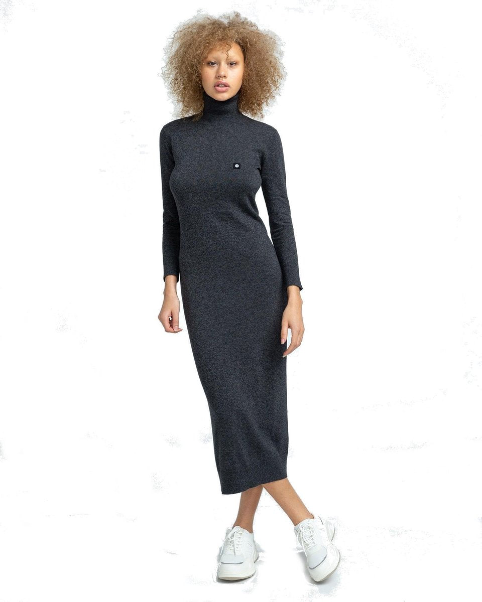 Element Jenni Sweater Dress Charcoal Heathe M