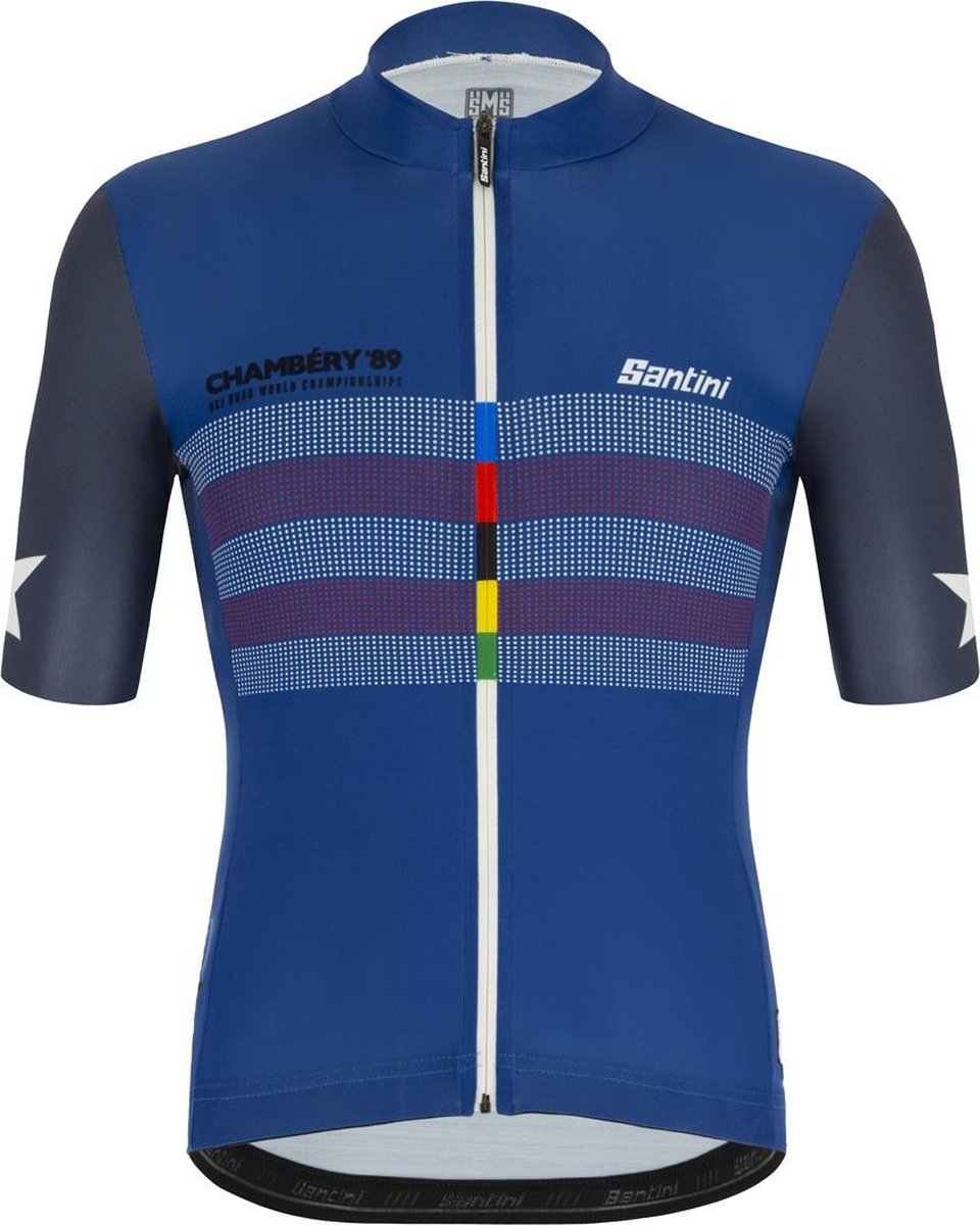 Santini Chambery 1989 S/S Jersey - Uci Grandi Campioni  - Maat L