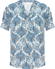 Graceful Pofmouw Top Blauw