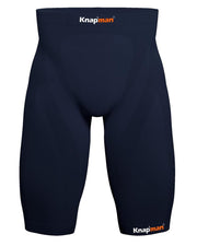 Knapman Zoned Compression Short 45% Navy Blauw | Compressiebroek (Liesbroek) voor Heren | Maat XS