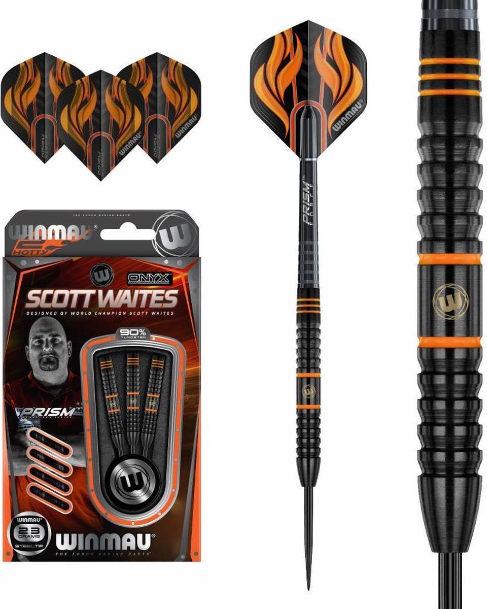 Winmau Scott Waites Black 90% - 23 Gram