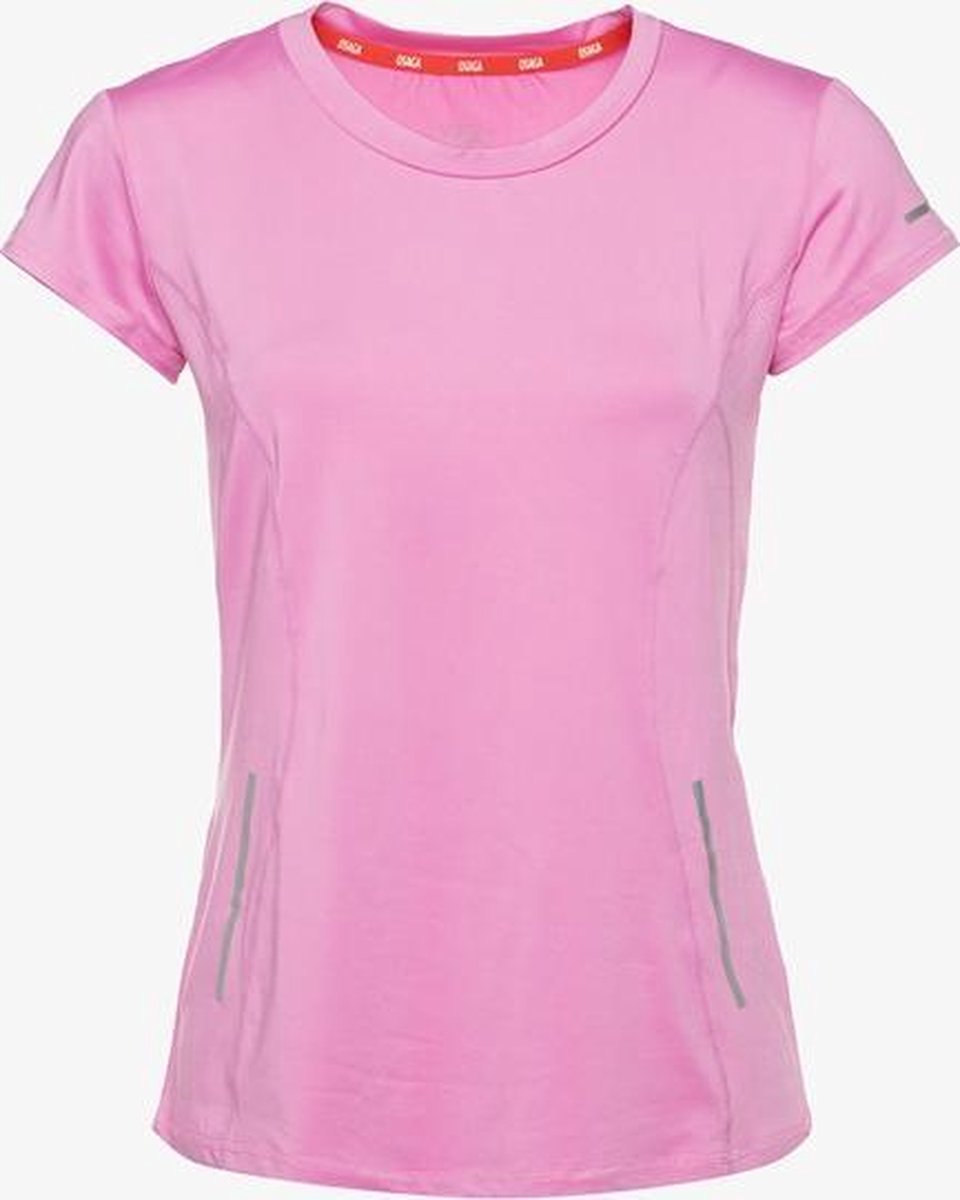 Osaga dames hardloop T-shirt - Roze - Maat XXL