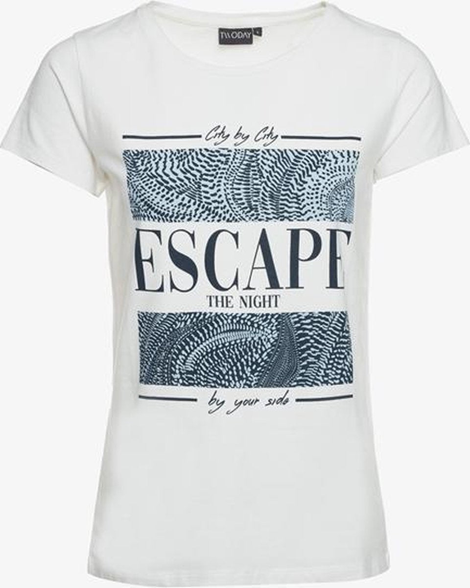 TwoDay dames T-shirt - Wit - Maat XL