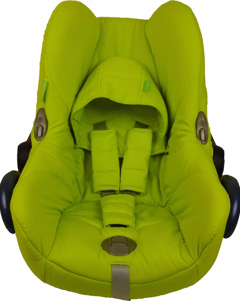 Kokodoo Bekleding Autostoeltje 0+ Maxi Cosi Cabrio (Fix) – Lime