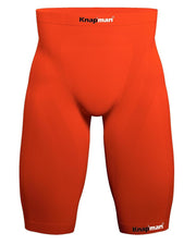 Knapman Zoned Compression Short 45% Oranje | Compressiebroek (Liesbroek) voor Heren | Maat XS
