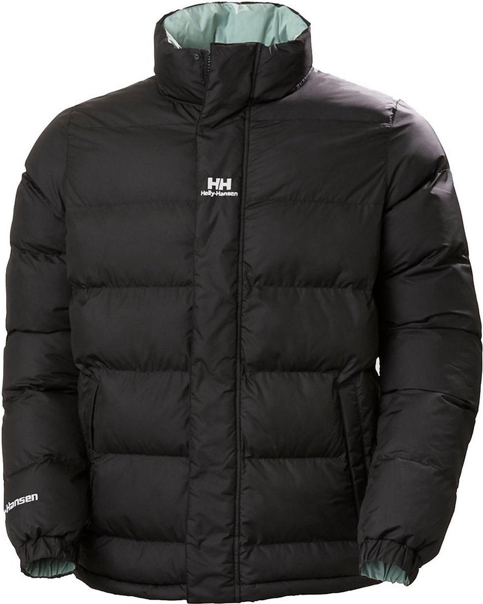 Helly Hansen Young Urban Reversible Puffer Winterjas Zwart Heren - Maat XL