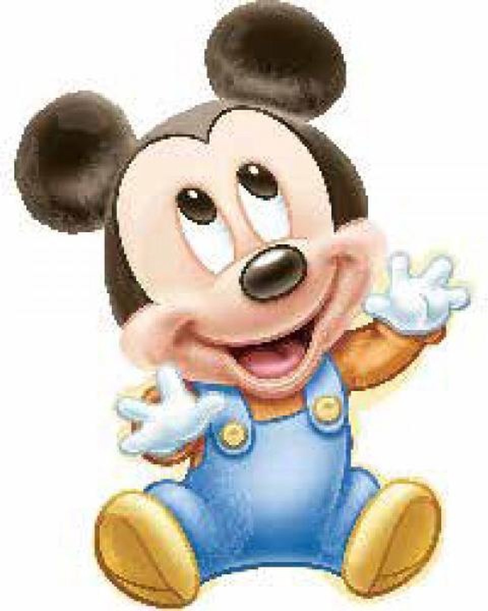 Folieballon Mickey baby boy 83cm