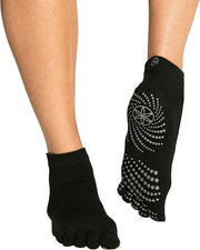 Gaiam Antislip Sportsokken Dames - Zwart - Maat 40-41