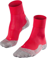 Falke RU4  Sportsokken - Maat 39/40 - Vrouwen - rood/grijs
