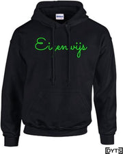 Hoodie | Karakter | Eigenwijs | 06 - fluor green