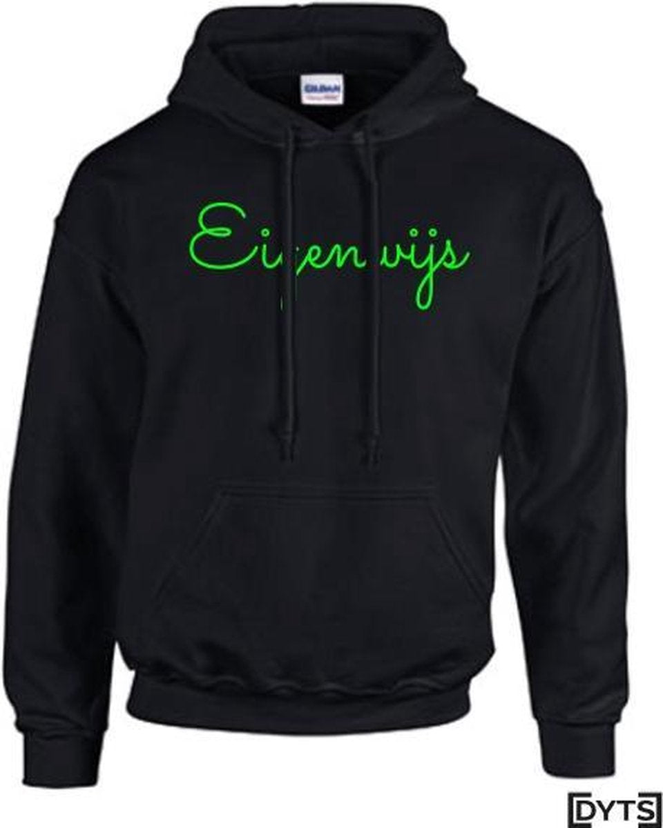 Hoodie | Karakter | Eigenwijs | 06 - fluor green