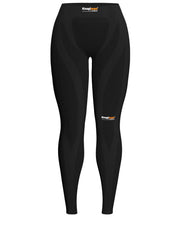 Knapman Ladies Zoned Compression Long Pants 25% Zwart | Compressiebroek lang (Legging) voor Dames | Maat L