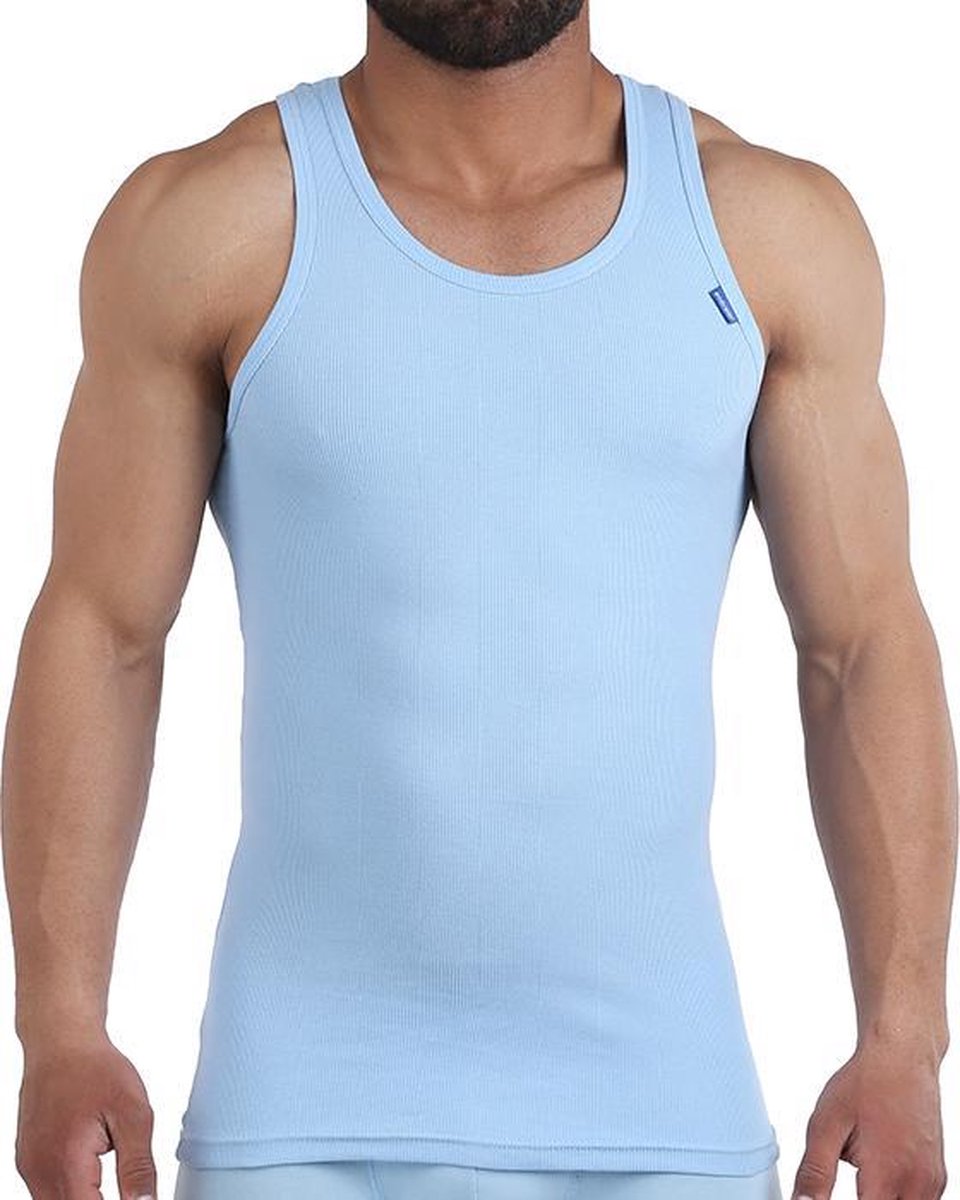 Embrator 2-pack mannen Tank-Top licht blauw maat 3XL