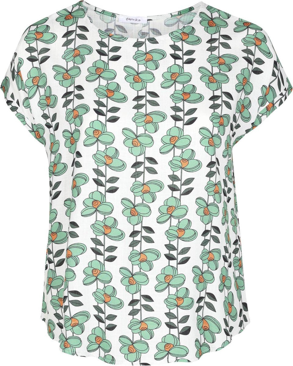 Blouse Betty in viscose met bloemenprint